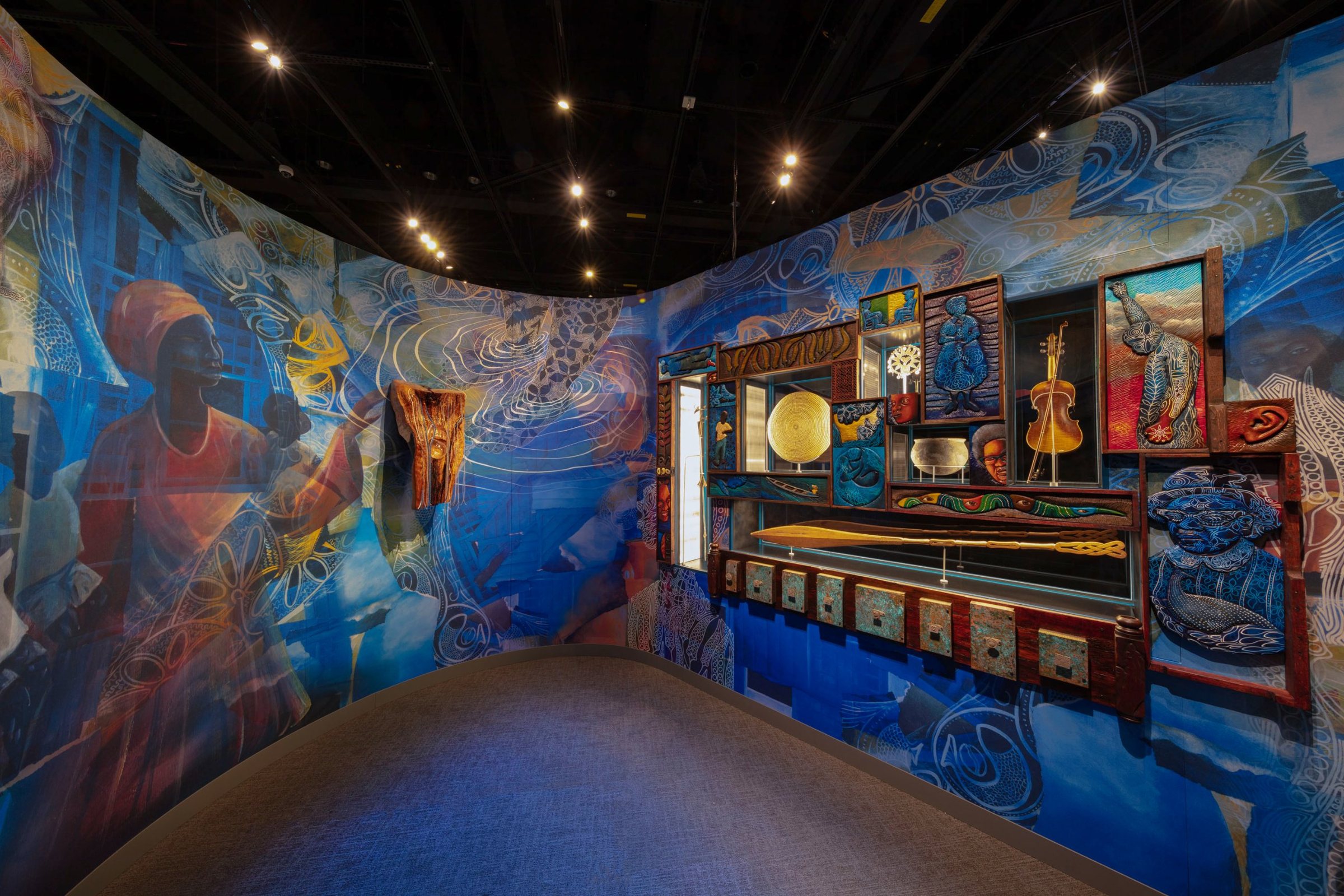 Universe of Freedom Making installed at the Smithsonian NMAAHC
